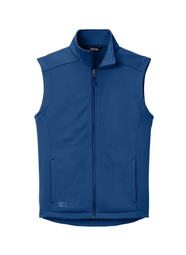 Eddie Bauer Men's Smooth Mid Layer Fleece Vest - Blue 3XL