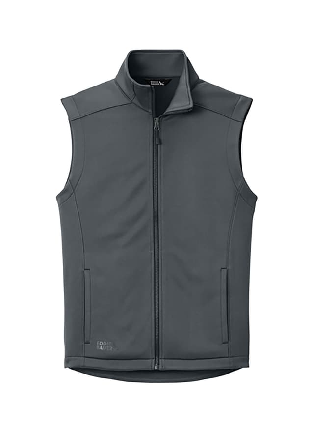 Eddie Bauer Men's Smooth Mid Layer Fleece Vest - Dark Grey 3XL
