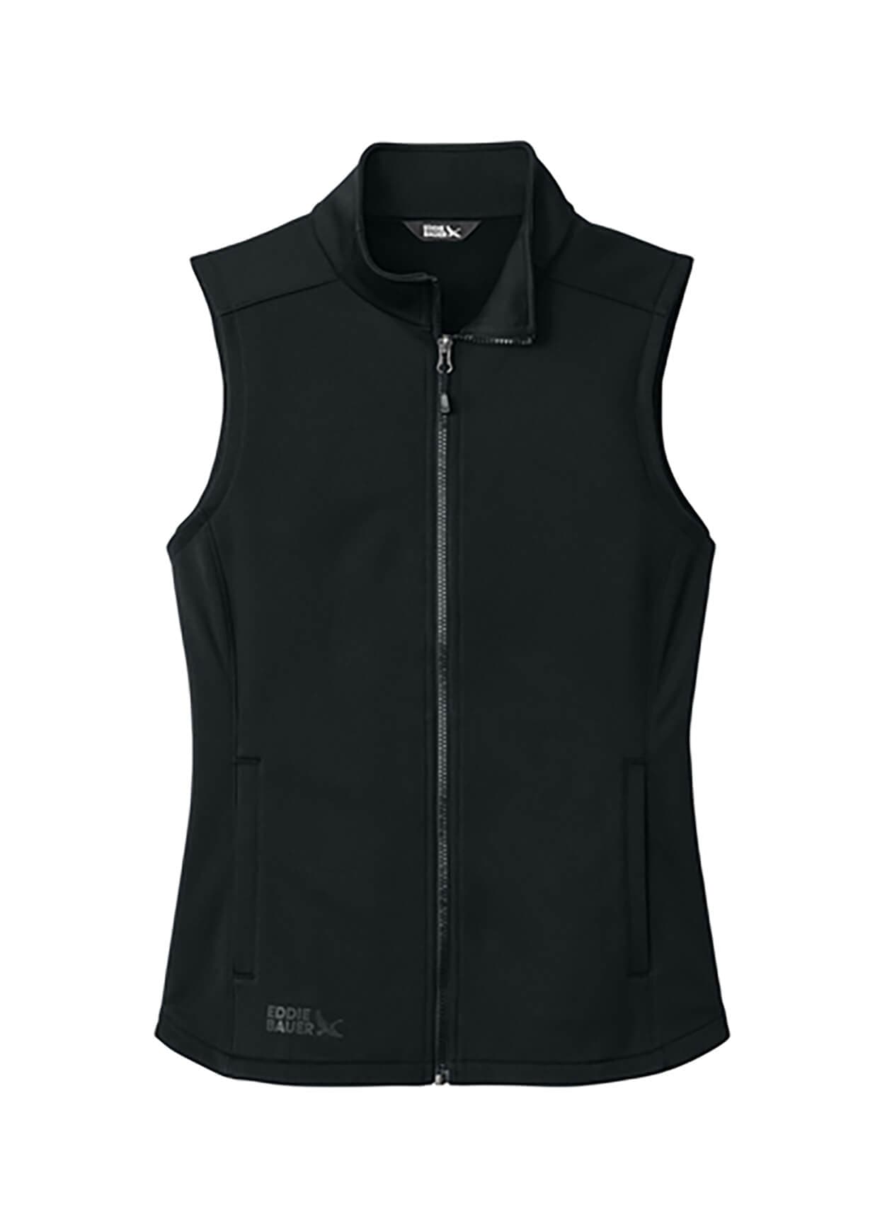 Eddie Bauer Women's Smooth Mid Layer Fleece Vest - Black 3XL