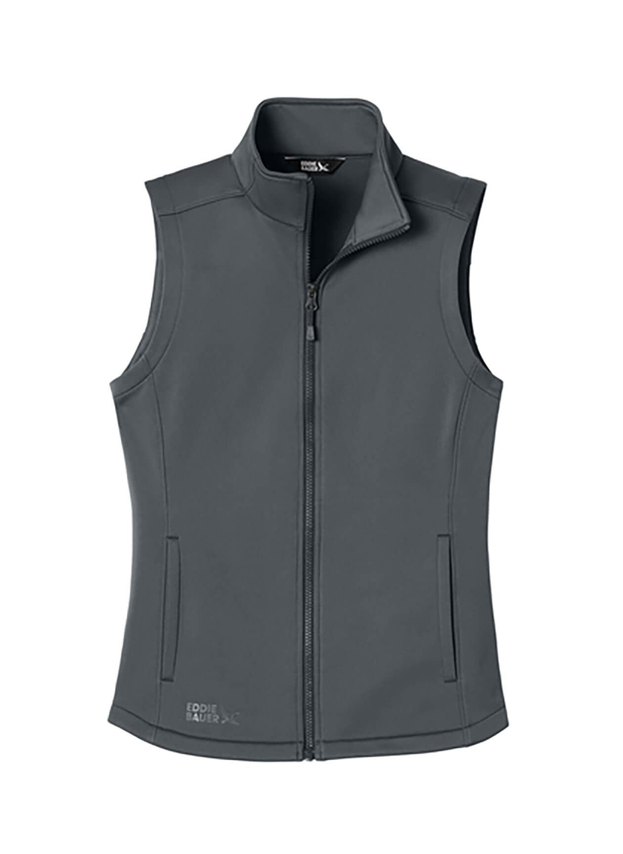Eddie Bauer Women's Smooth Mid Layer Fleece Vest - Dark Grey 3XL