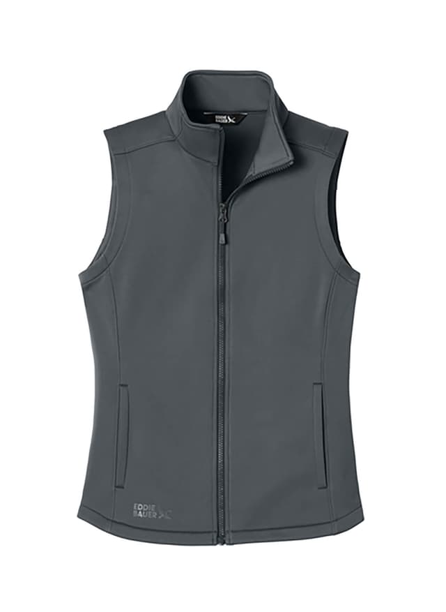 Eddie Bauer Women's Smooth Mid Layer Fleece Vest - Dark Grey 3XL