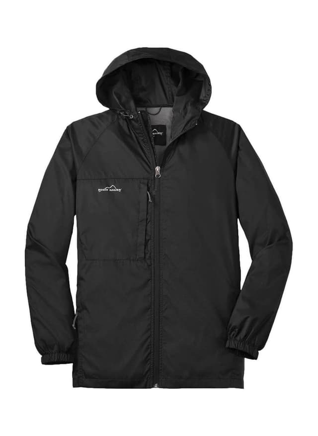 Eddie Bauer Men's Packable Wind Jacket - Black 3XL