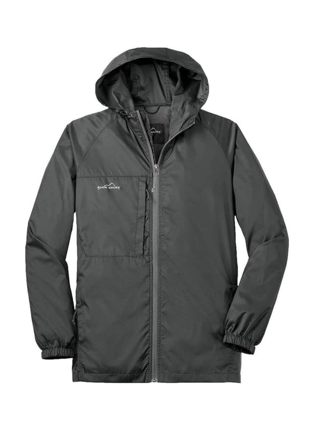 Eddie Bauer Men's Packable Wind Jacket - Dark Grey 3XL