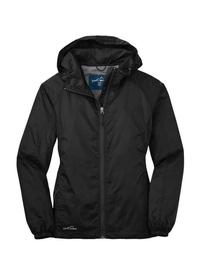 Eddie Bauer Women's Packable Wind Jacket - Black 3XL
