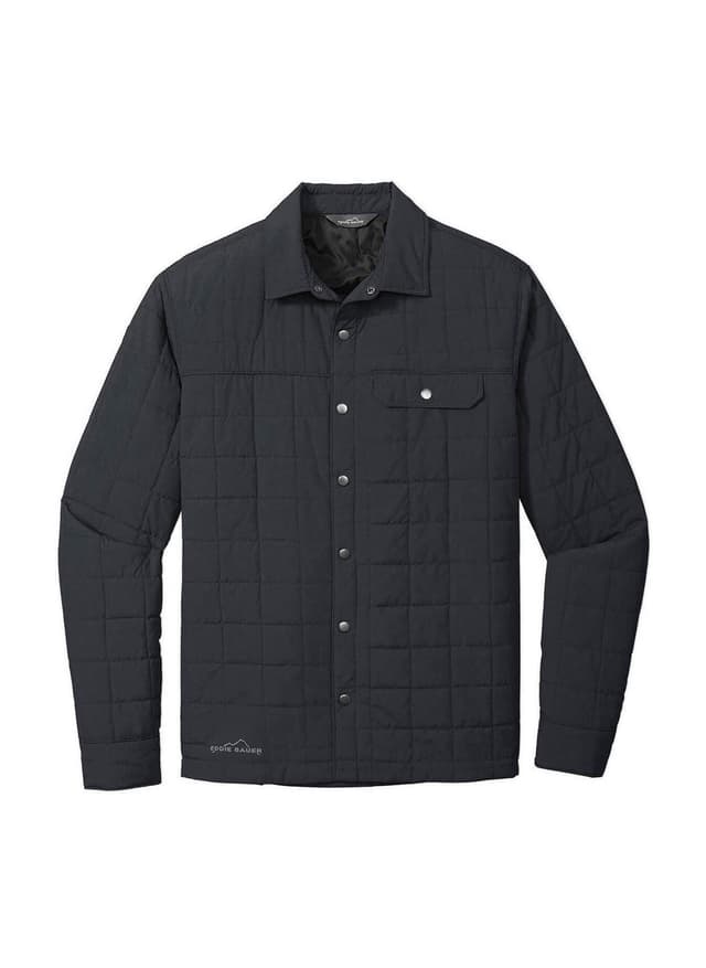 Eddie Bauer Men's Shirt Jacket - Black 3XL