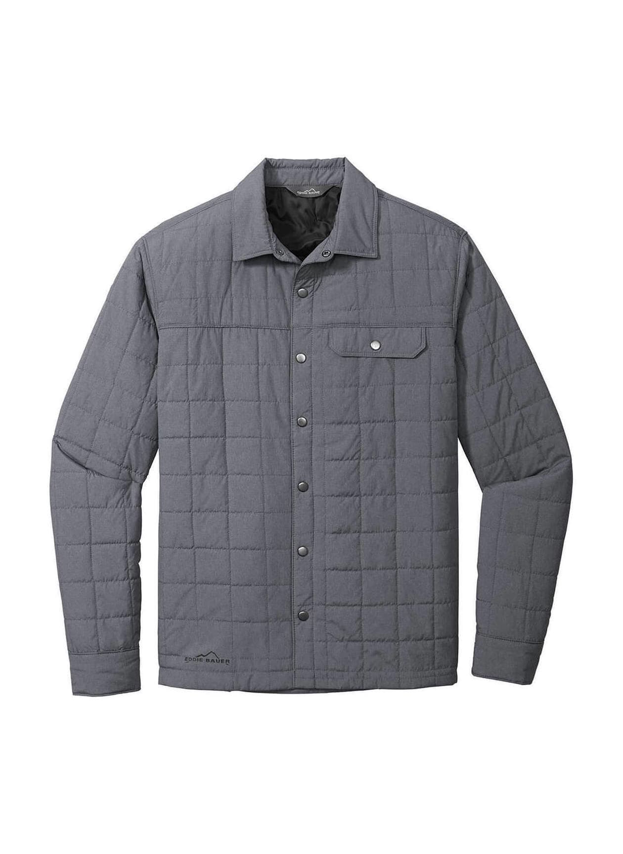 Eddie Bauer Men's Shirt Jacket - Dark Grey 3XL