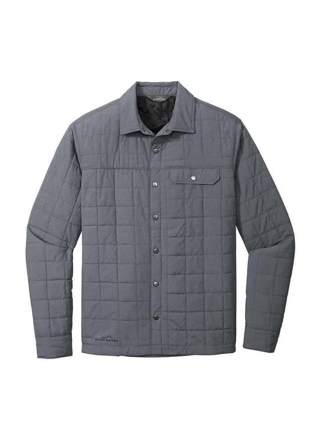Eddie Bauer Men's Shirt Jacket - Dark Grey 3XL
