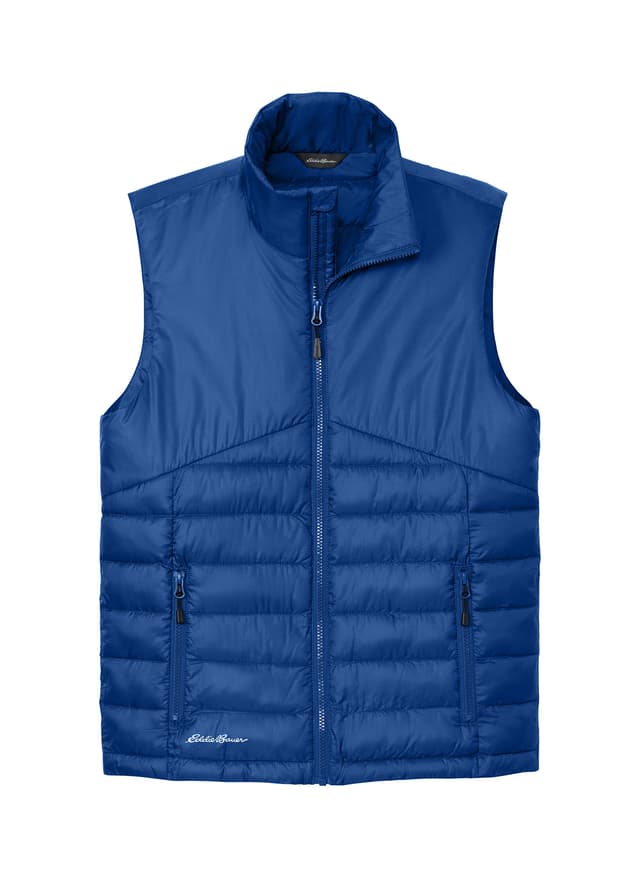 Eddie Bauer Men's Quilted Vest - Blue 3XL