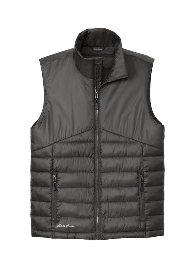 Eddie Bauer Men's Quilted Vest - Dark Grey 3XL
