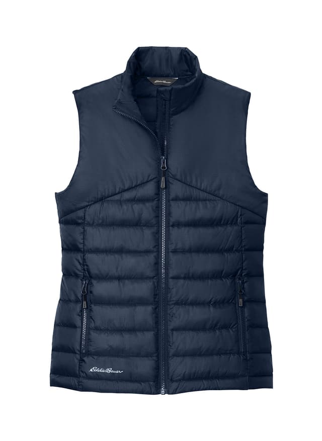 Eddie Bauer Women's Quilted Vest - Navy 3XL