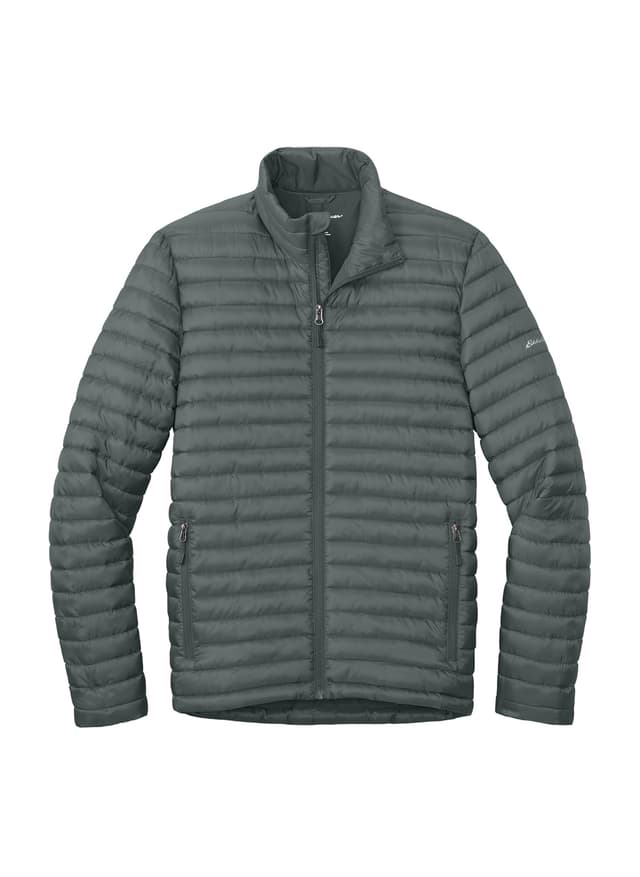 Eddie Bauer Men's Packable Quilted Full-Zip Jacket - Dark Grey 3XL