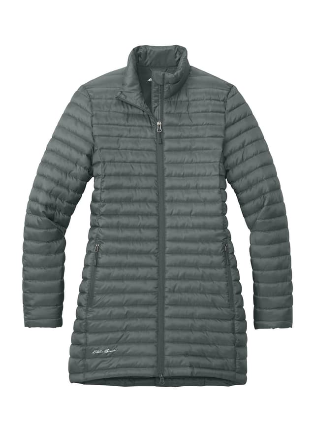 Eddie Bauer Women's Packable Quilted Full-Zip Jacket - Dark Grey 3XL