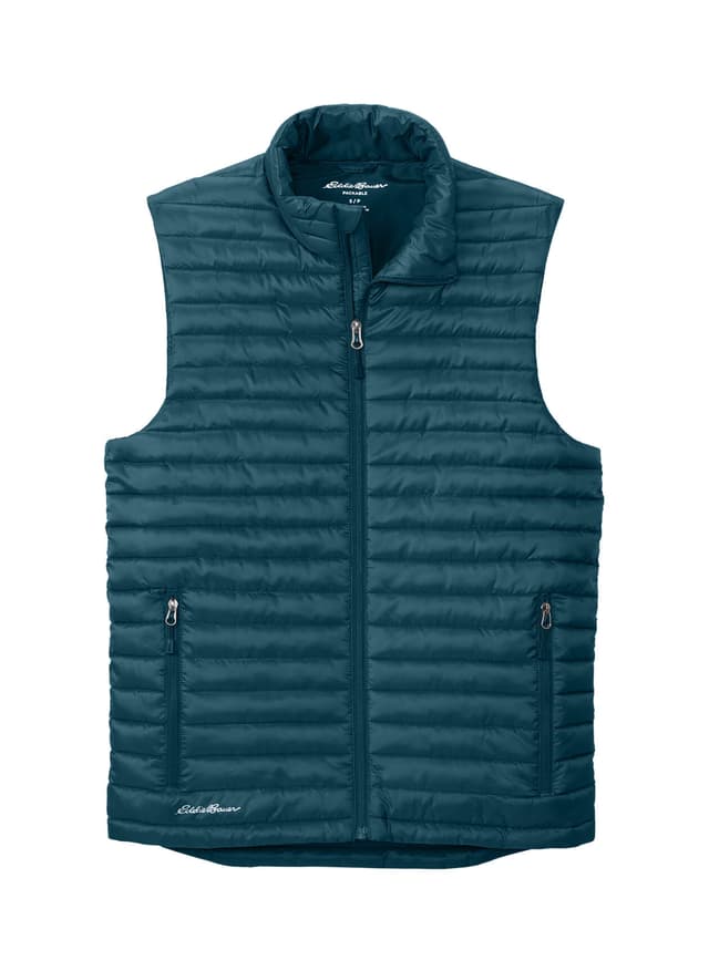 Eddie Bauer Men's Packable Quilted Vest - Navy 3XL