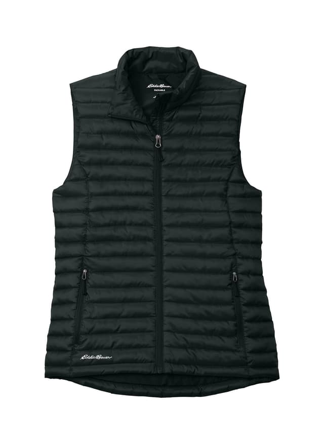 Eddie Bauer Women's Packable Quilted Vest - Black 3XL