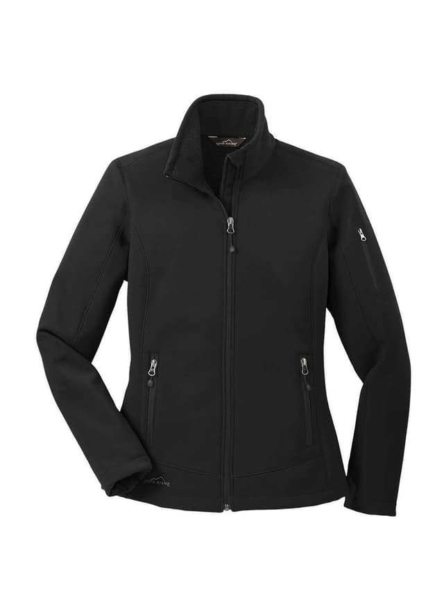 Eddie Bauer Women's Rugged Ripstop Soft Shell Jacket - Black 3XL
