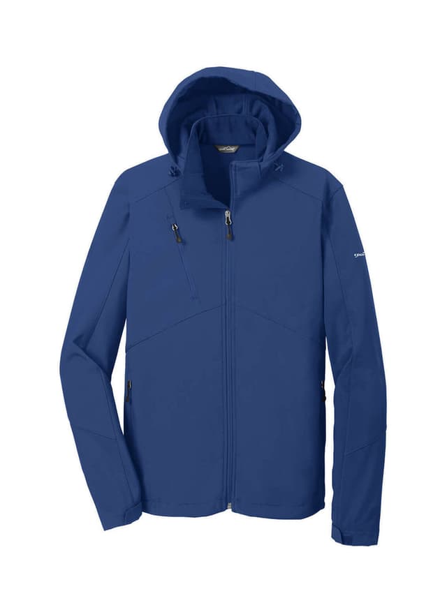 Eddie Bauer Men's Hooded Soft Shell Parka - Navy 3XL