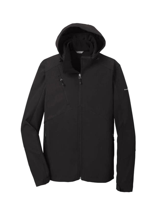 Eddie Bauer Men's Hooded Soft Shell Parka - Black 3XL