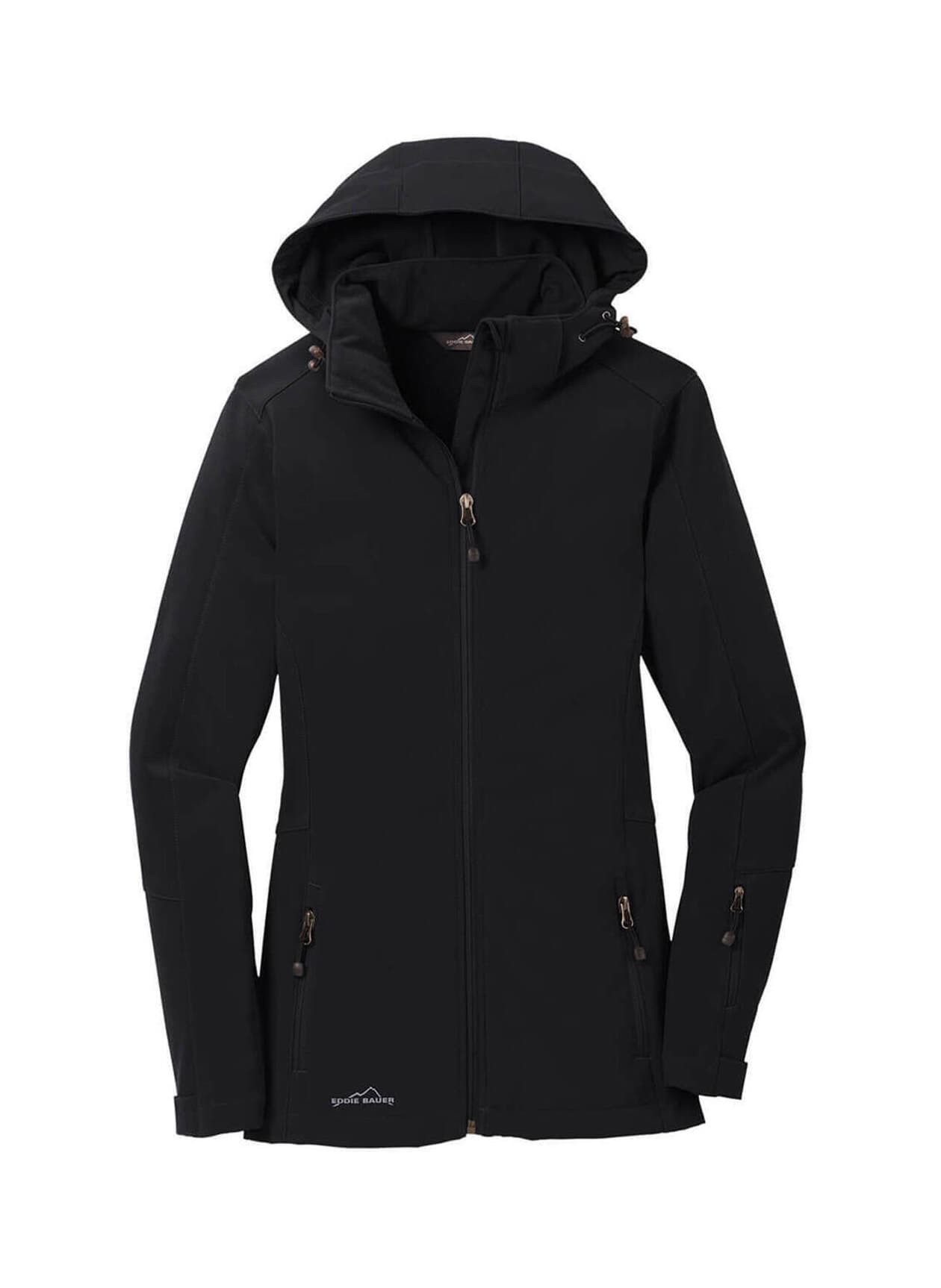 Eddie Bauer Women's Hooded Soft Shell Parka - Black 3XL