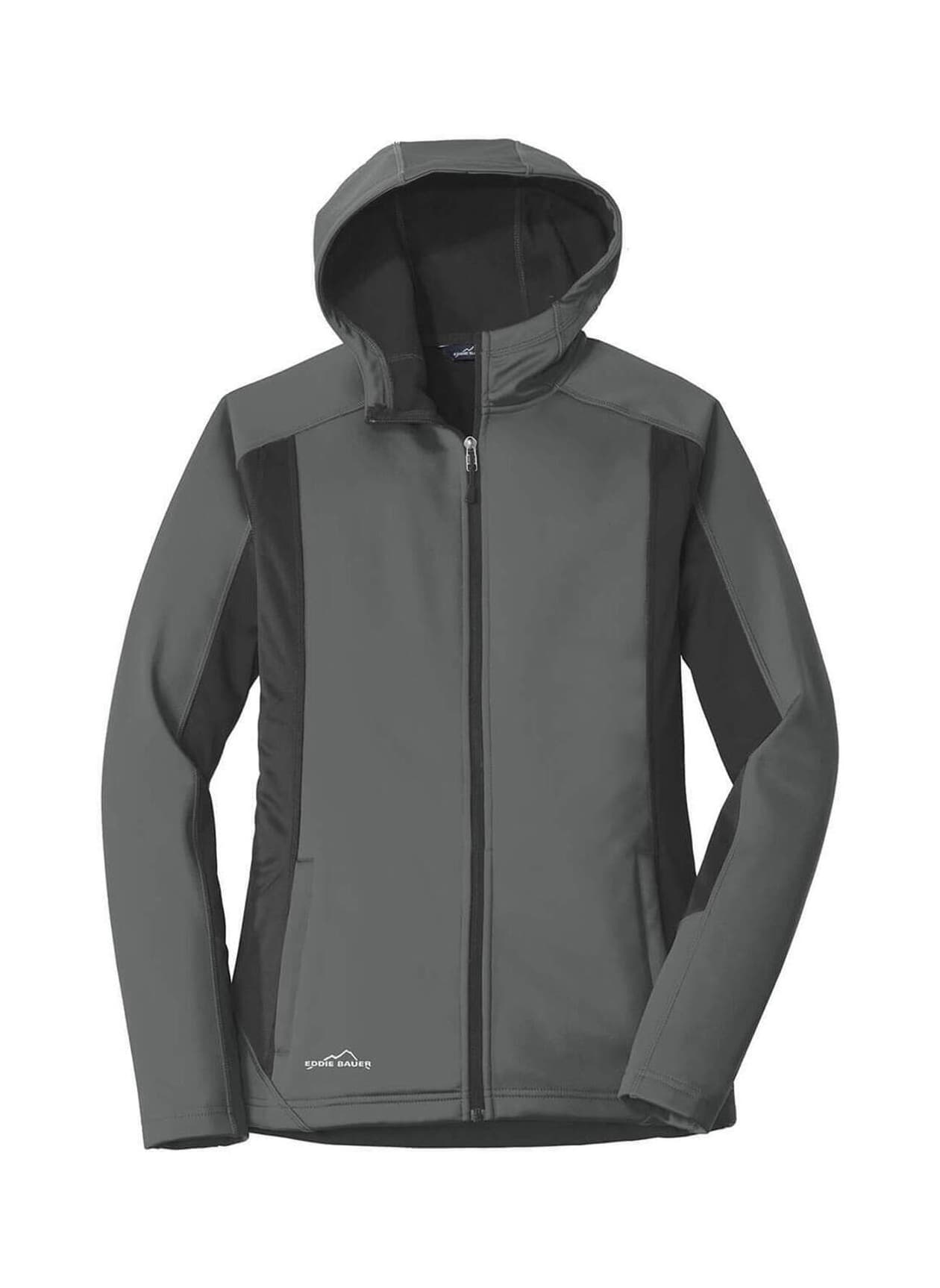 Eddie Bauer Women's Trail Soft Shell Jacket - Light Grey,Dark Grey 3XL