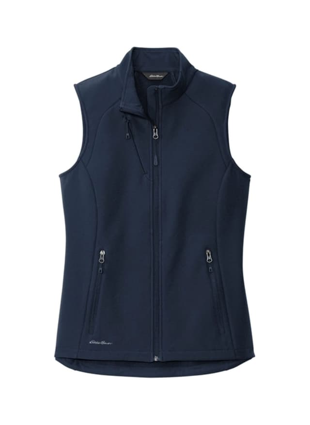 Eddie Bauer Women's Stretch Soft Shell Vest - Navy 3XL