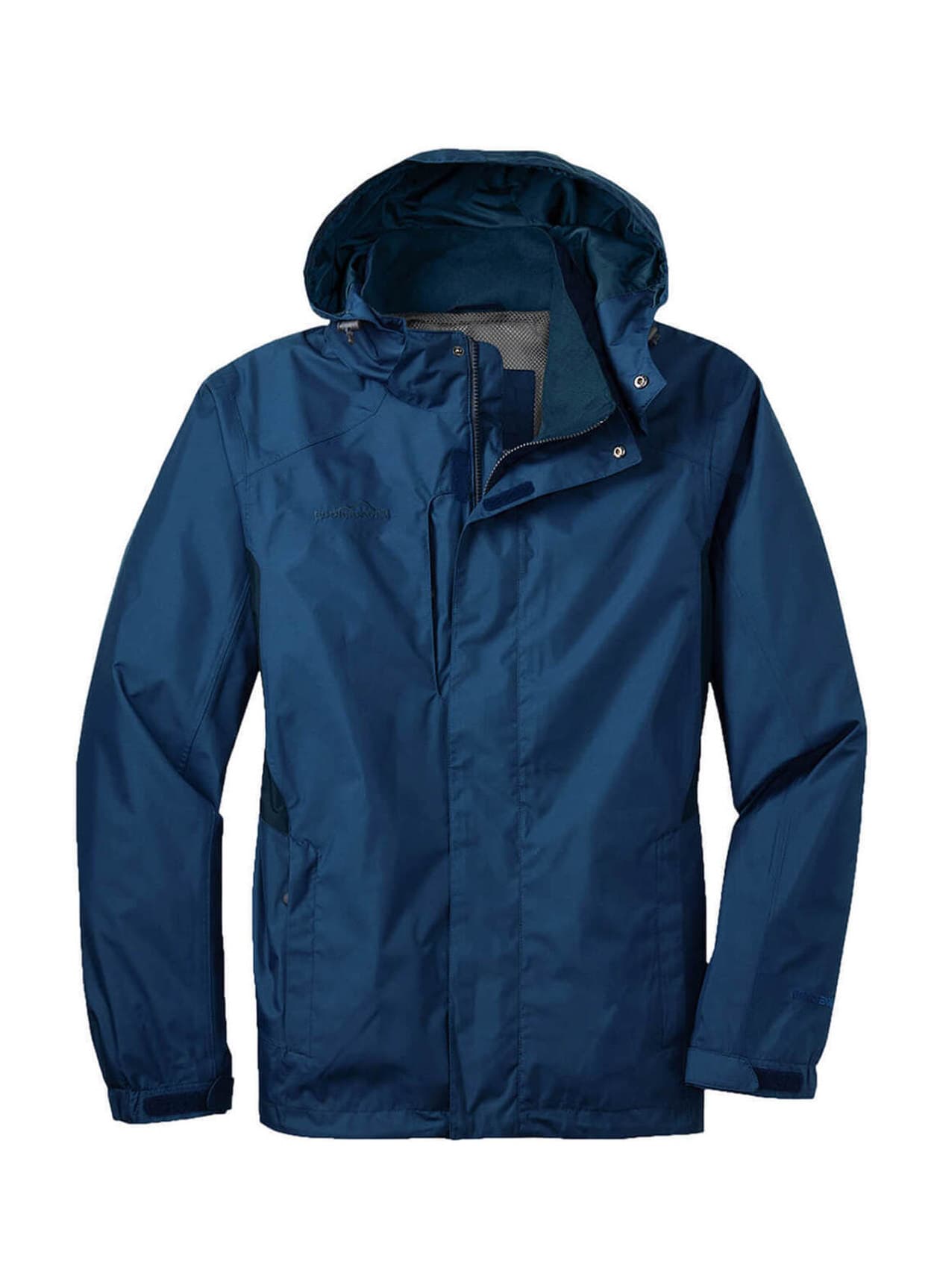 Eddie Bauer Men's Rain Jacket - Deep Sea Blue / Dark Adriatic 3XL