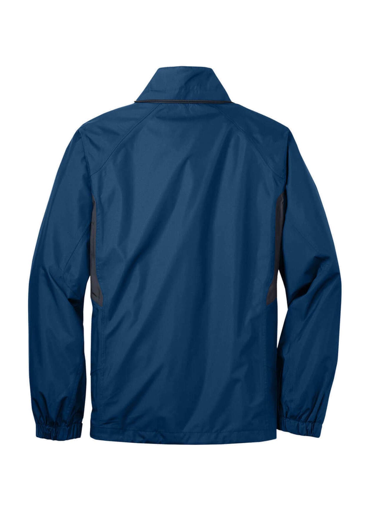 Eddie Bauer Men's Rain Jacket - Deep Sea Blue / Dark Adriatic 3XL
