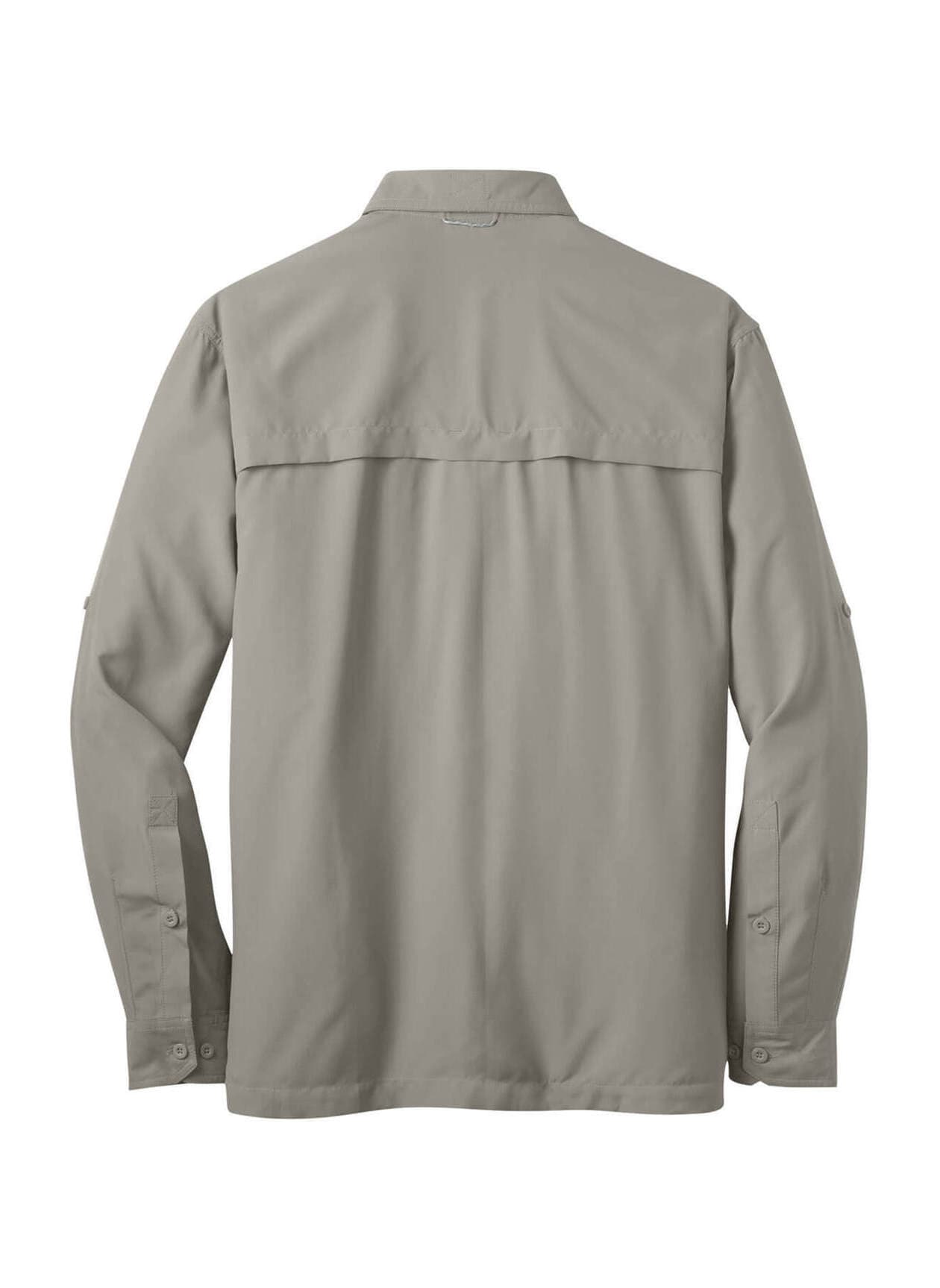 Eddie Bauer Men's Performance Fishing Shirt - Light Grey 3XL