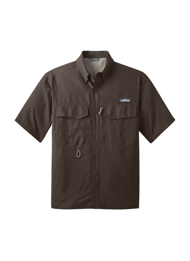 Eddie Bauer Men's Short-Sleeve Performance Fishing Shirt - Boulder 3XL