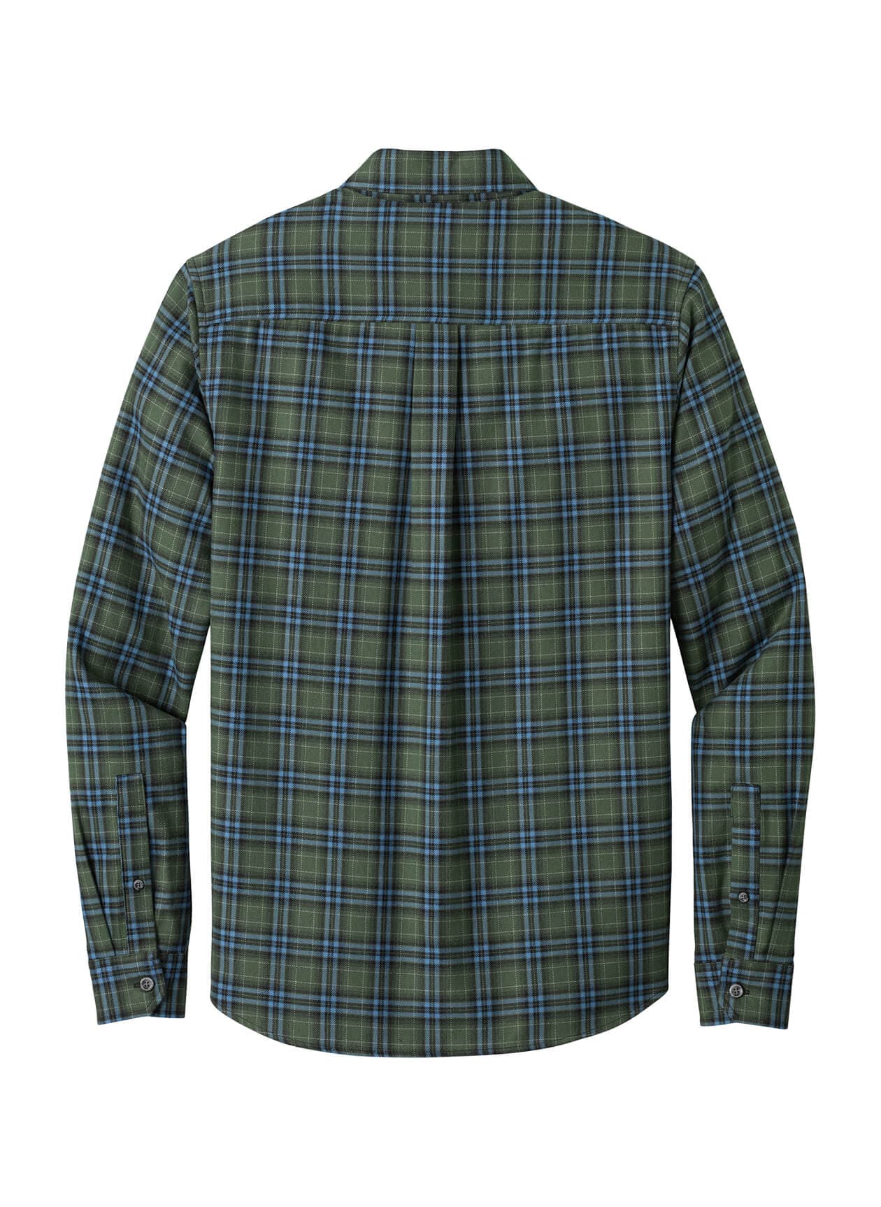 Eddie Bauer Men's Long Sleeve Favorite Flannel Plaid Shirt - Green 3XL