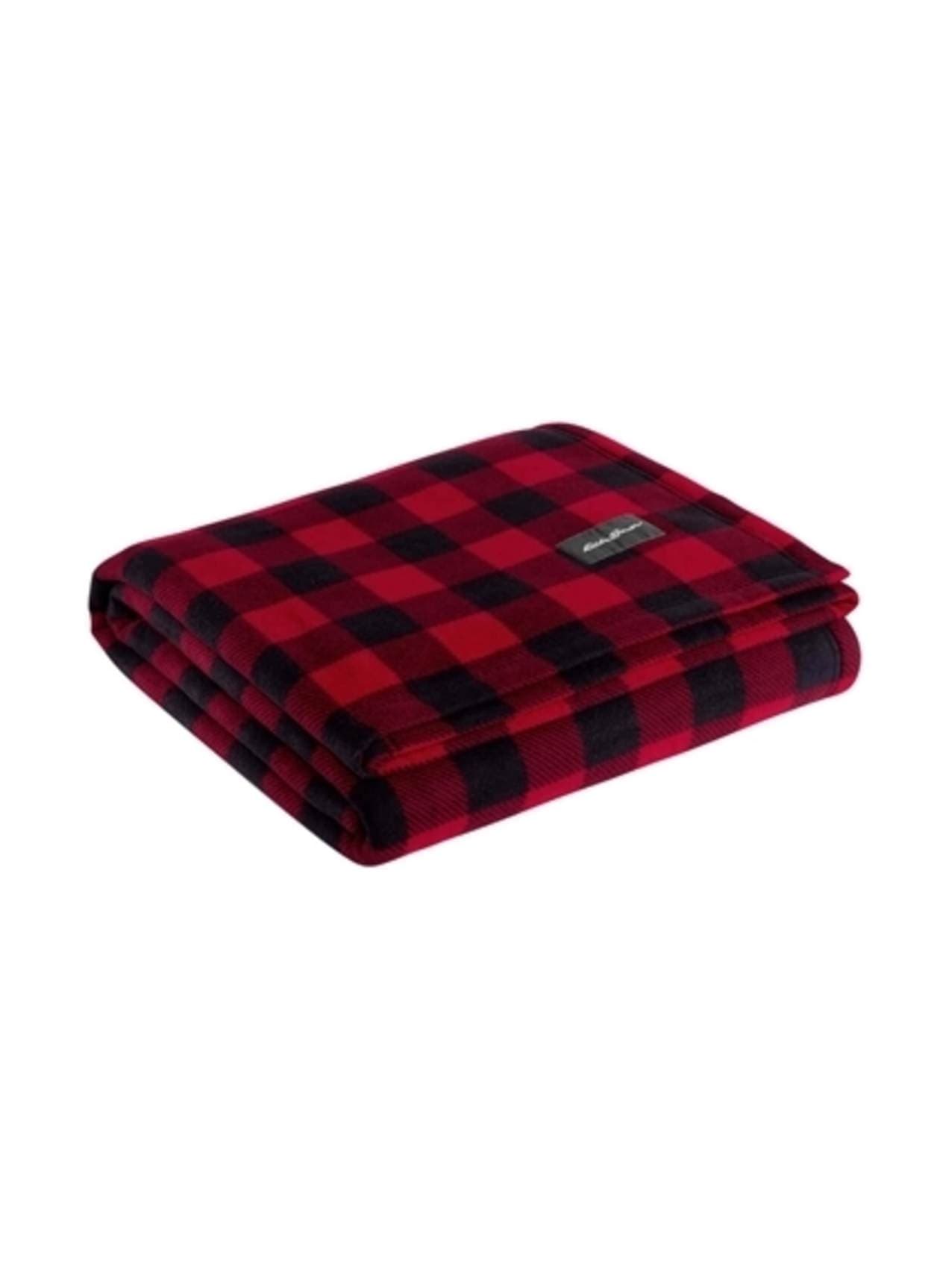 Eddie Bauer Woodland Blanket - Black,Red MISC