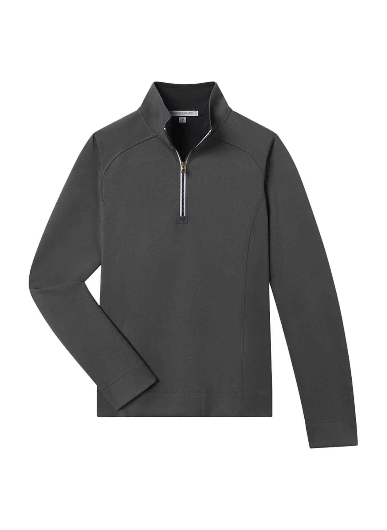 Fairway & Greene Women's Wells Quarter-Zip - Dark Grey 3XL