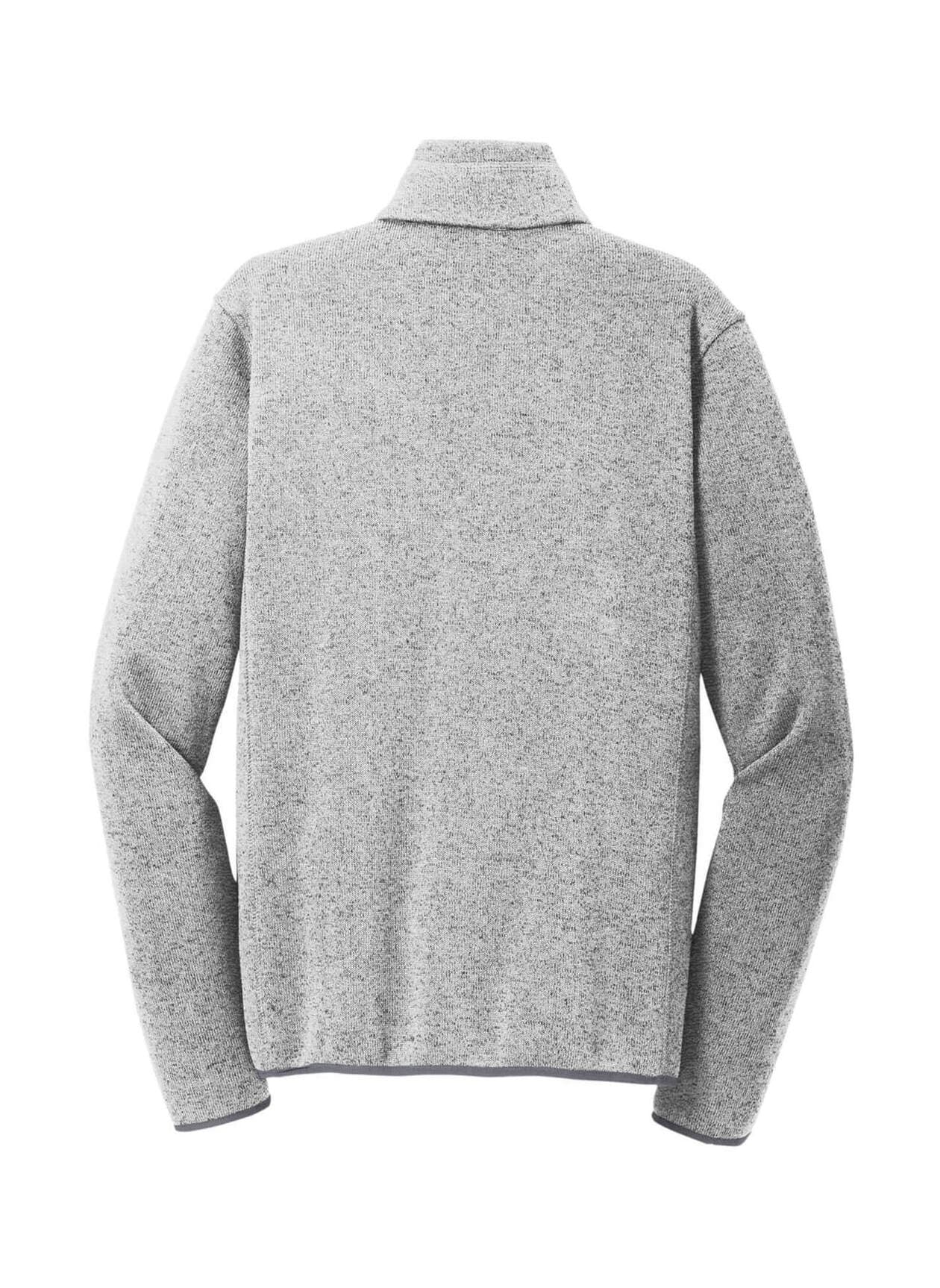 Port Authority Men's Sweater Fleece Jacket - Light Grey 3XL