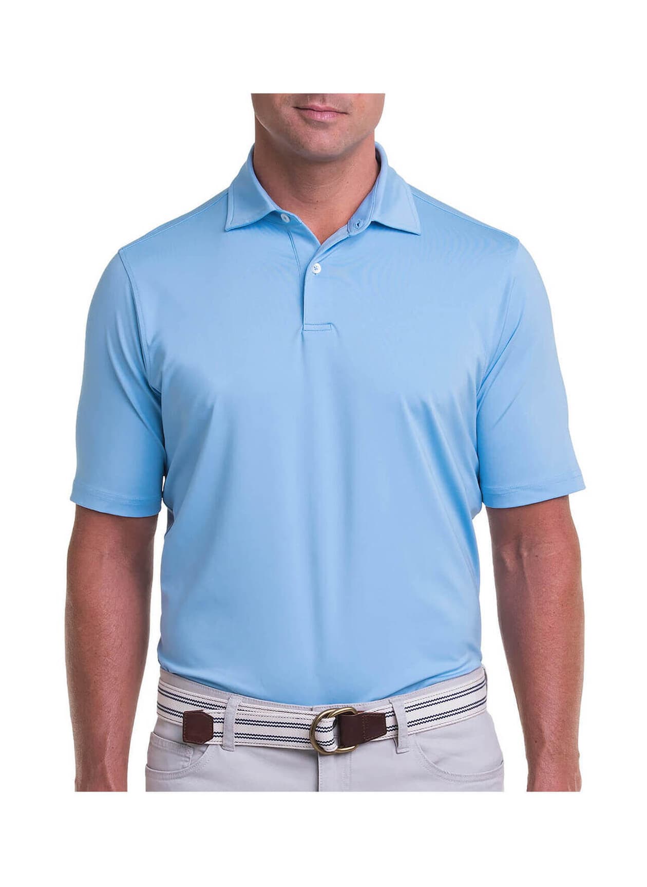 Fairway & Greene Men's Tournament Solid Tech Jersey Polo - Bluff 3XL