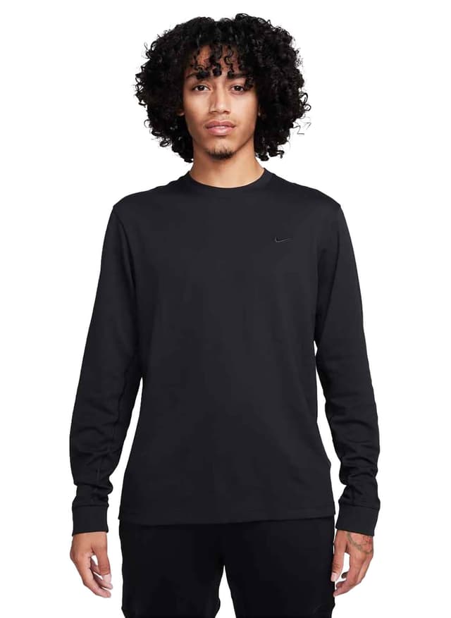 Nike Men's Dri-FIT Versatile Long-Sleeve T-Shirt - Black 3XL