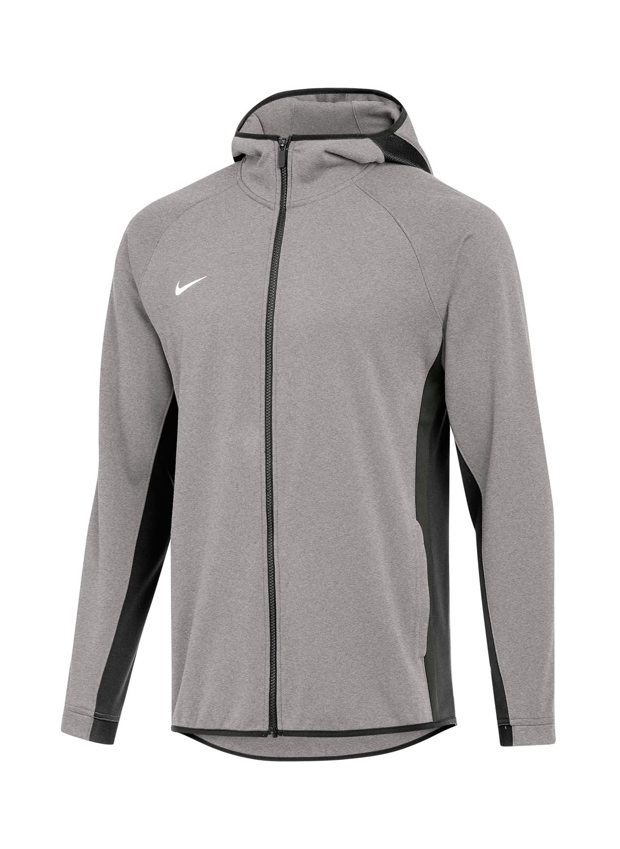 Nike Men's Dri-Fit Showtime Full-Zip Hoodie - Black Heather / Team Black 3XL