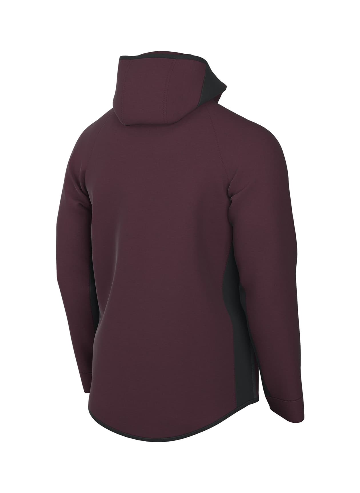 Nike Men's Dri-Fit Showtime Full-Zip Hoodie - Team Dark Maroon / Team Black 3XL