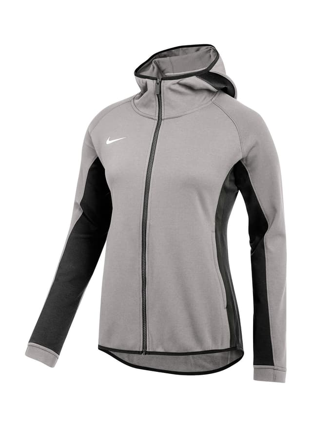 Nike Women's Dri-Fit Showtime Full-Zip Hoodie - Black Heather / Team Black 3XL