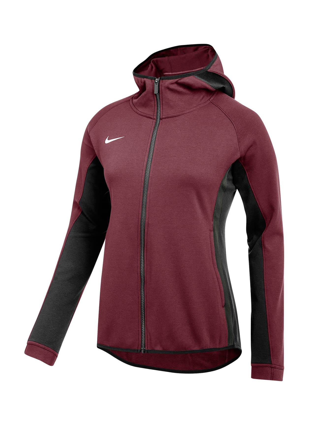 Nike Women's Dri-Fit Showtime Full-Zip Hoodie - Team Cardinal / Team Black (611) 3XL