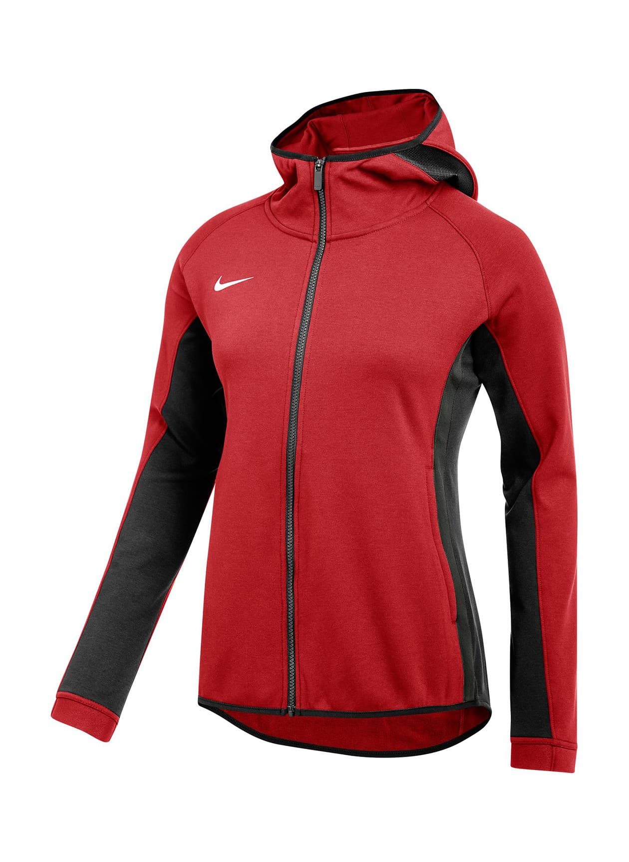 Nike Women's Dri-Fit Showtime Full-Zip Hoodie - Team Scarlet / Team Black 3XL