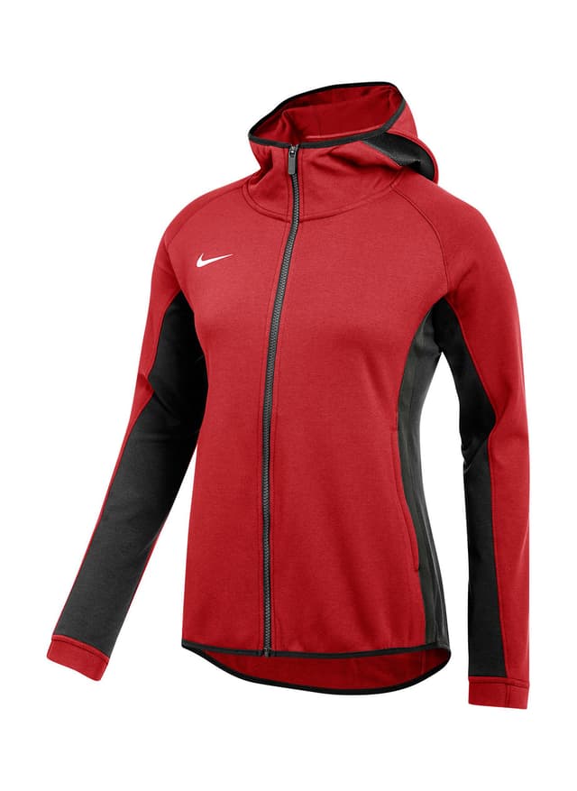 Nike Women's Dri-Fit Showtime Full-Zip Hoodie - Team Scarlet / Team Black 3XL
