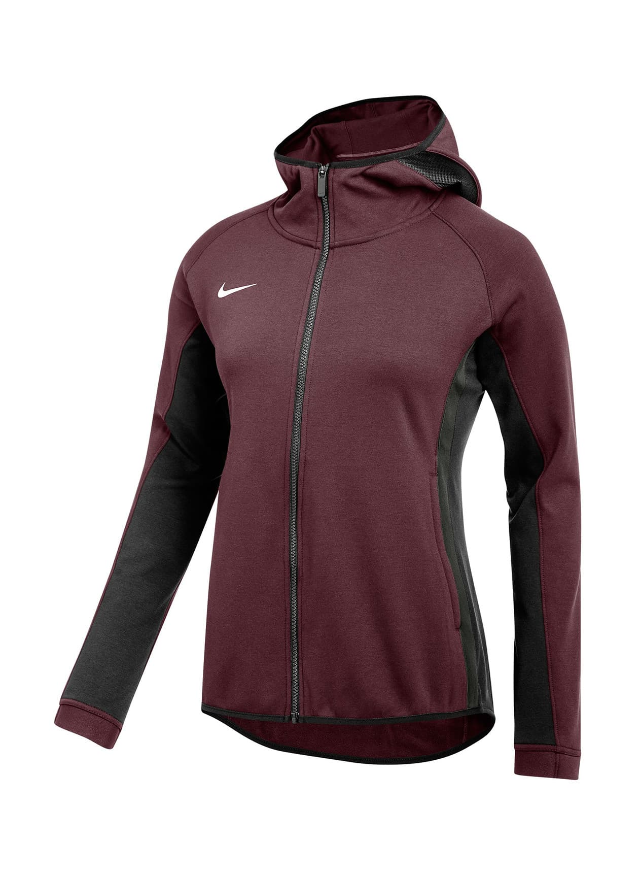 Nike Women's Dri-Fit Showtime Full-Zip Hoodie - Team Dark Maroon / Team Black 3XL