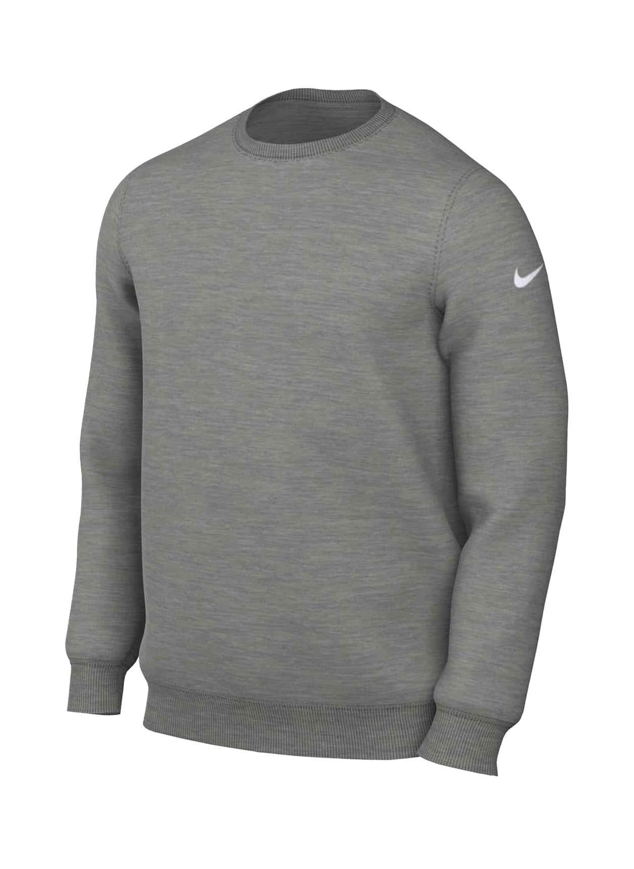 Nike Men's Corporate Club Swoosh Crewneck - Dark Grey Heather / White (063) 3XL
