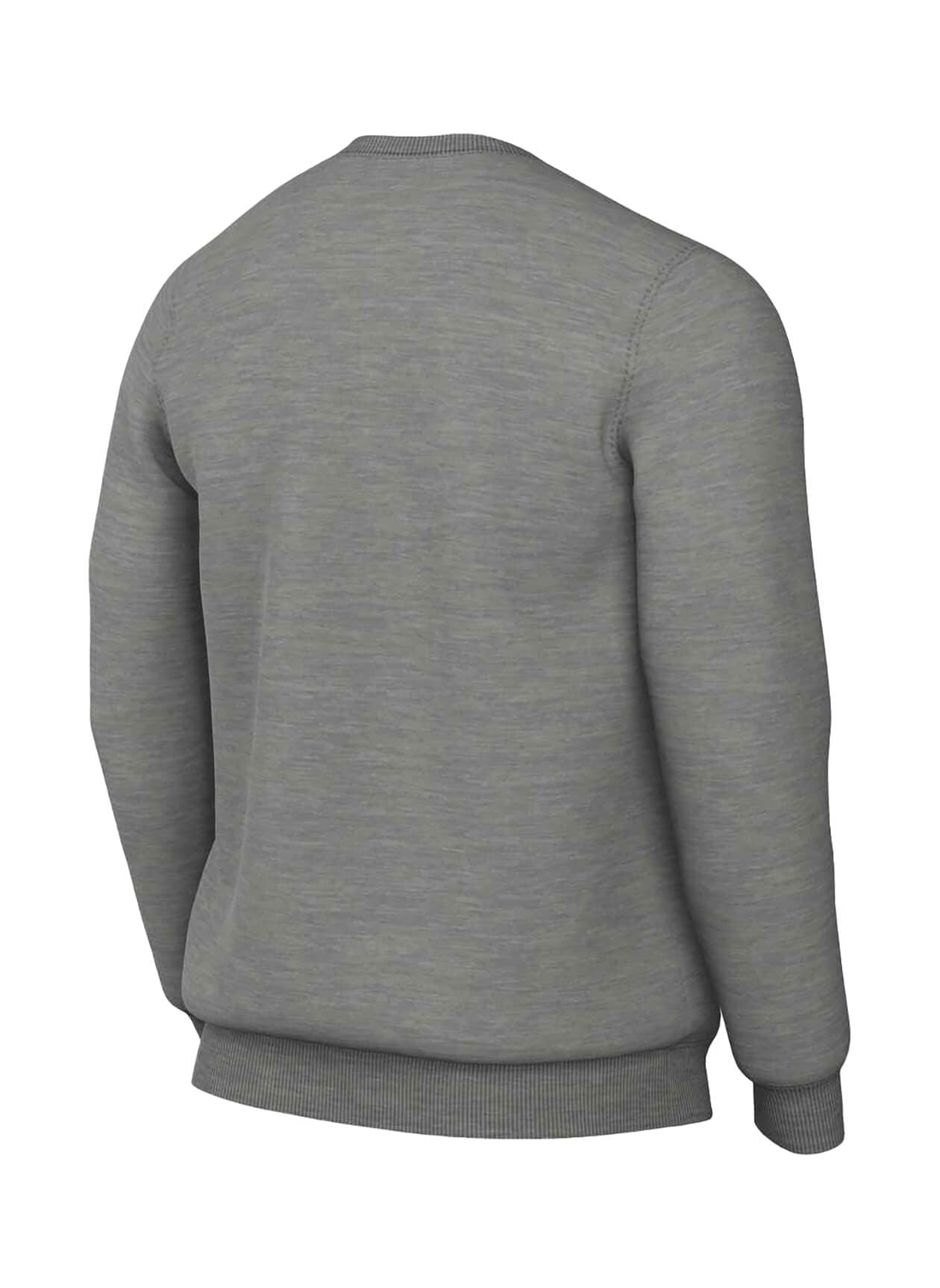 Nike Men's Corporate Club Swoosh Crewneck - Dark Grey Heather / White (063) 3XL