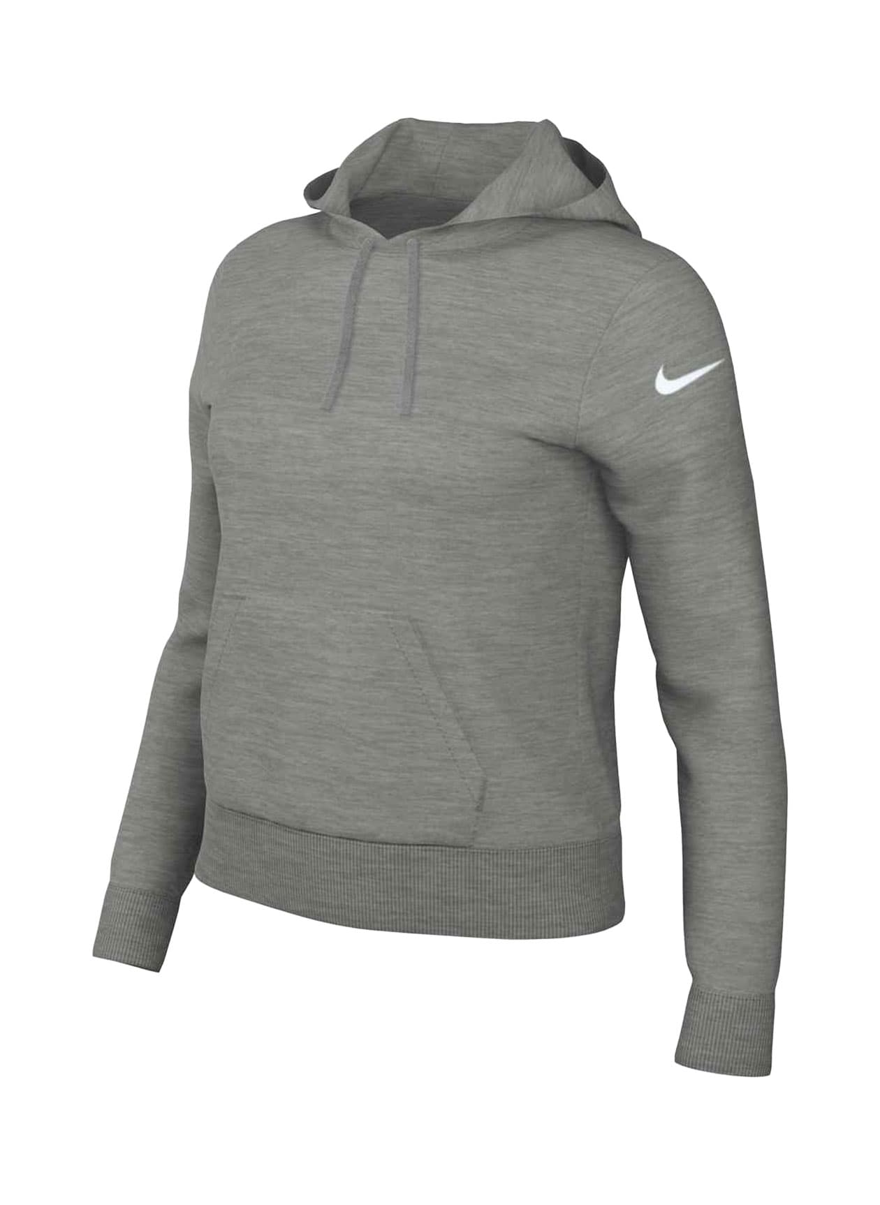 Nike Women's Club Fleece Hoodie - Dark Grey LG