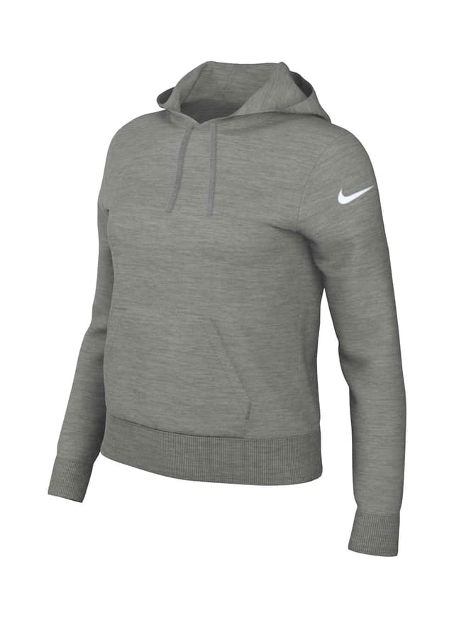 Nike Women's Club Fleece Hoodie - Dark Grey LG