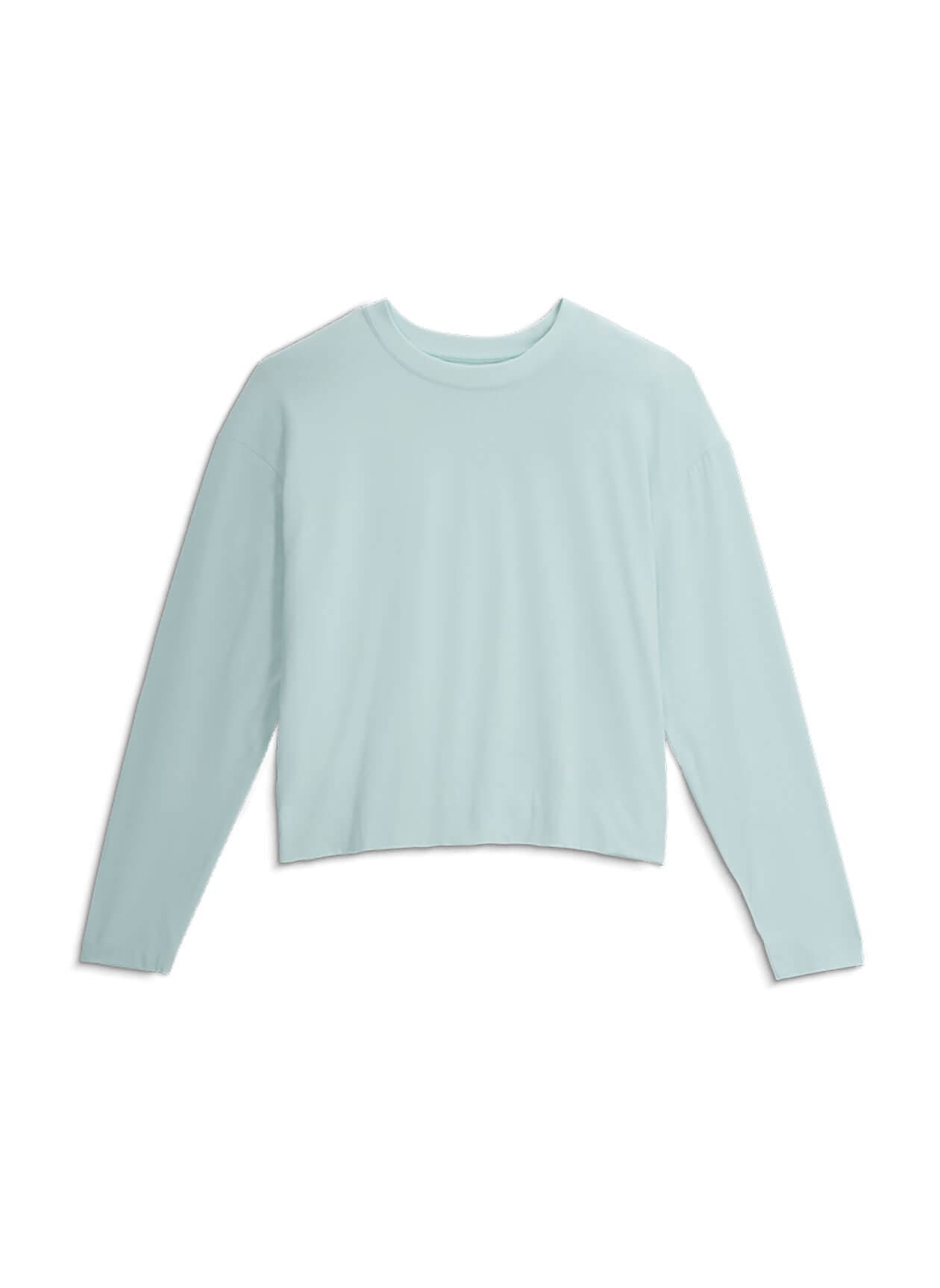 Free Fly Women's Bamboo Shade Crossover Long Sleeve - Tropic Sea LG
