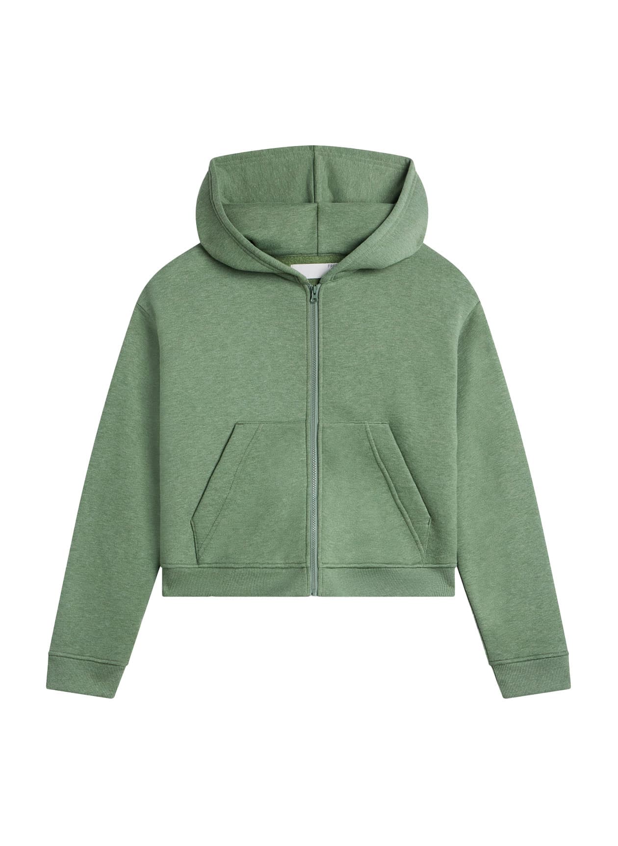 Free Fly Women's Bamboo Northcoast Fleece Full-Zip Hoodie - Green LG