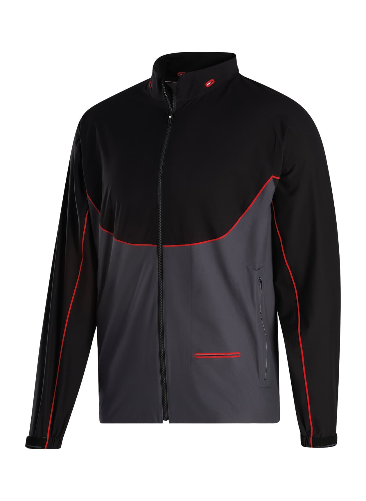 FootJoy Men's Dryjoys Select Rain Jacket - Black / Charcoal (29122) 3XL