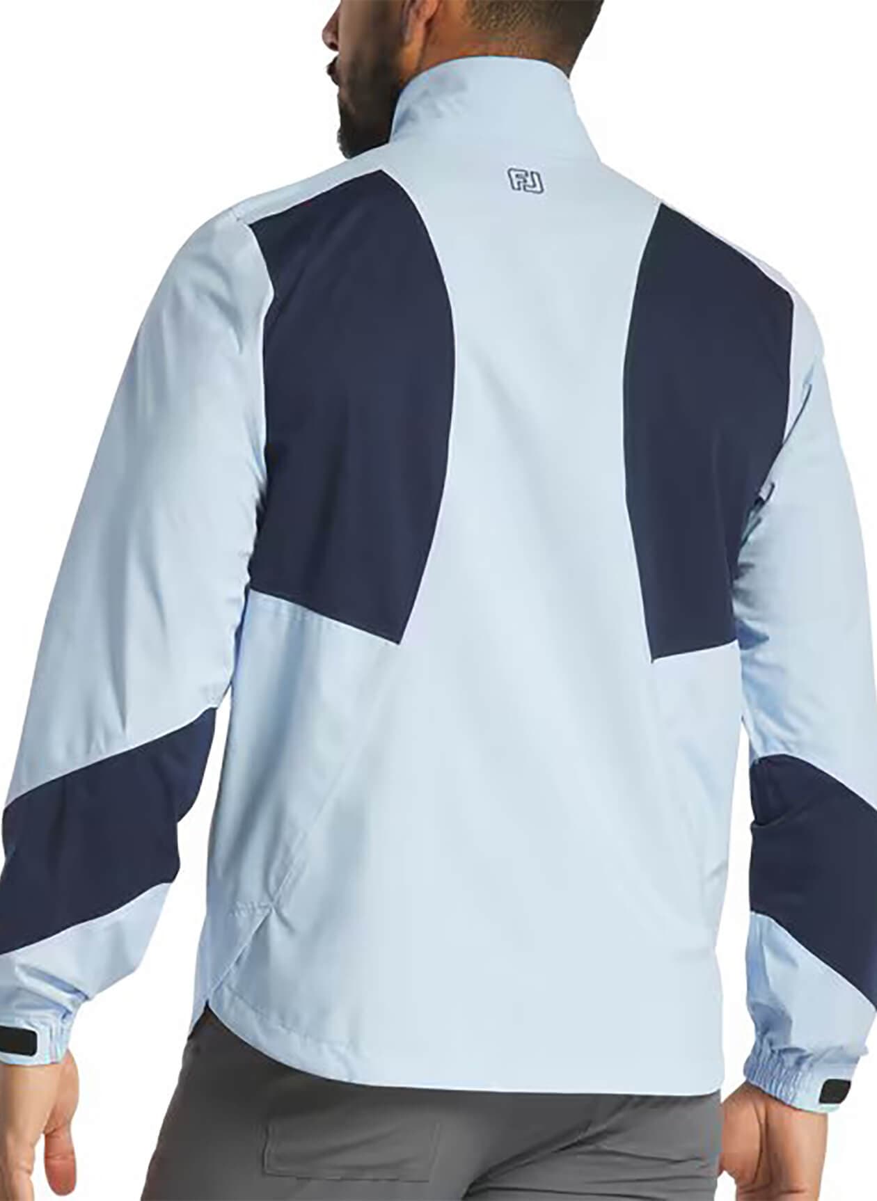 FootJoy Men's Hydrolite X Rain Jacket - Light Blue / Navy (37683) 3XL