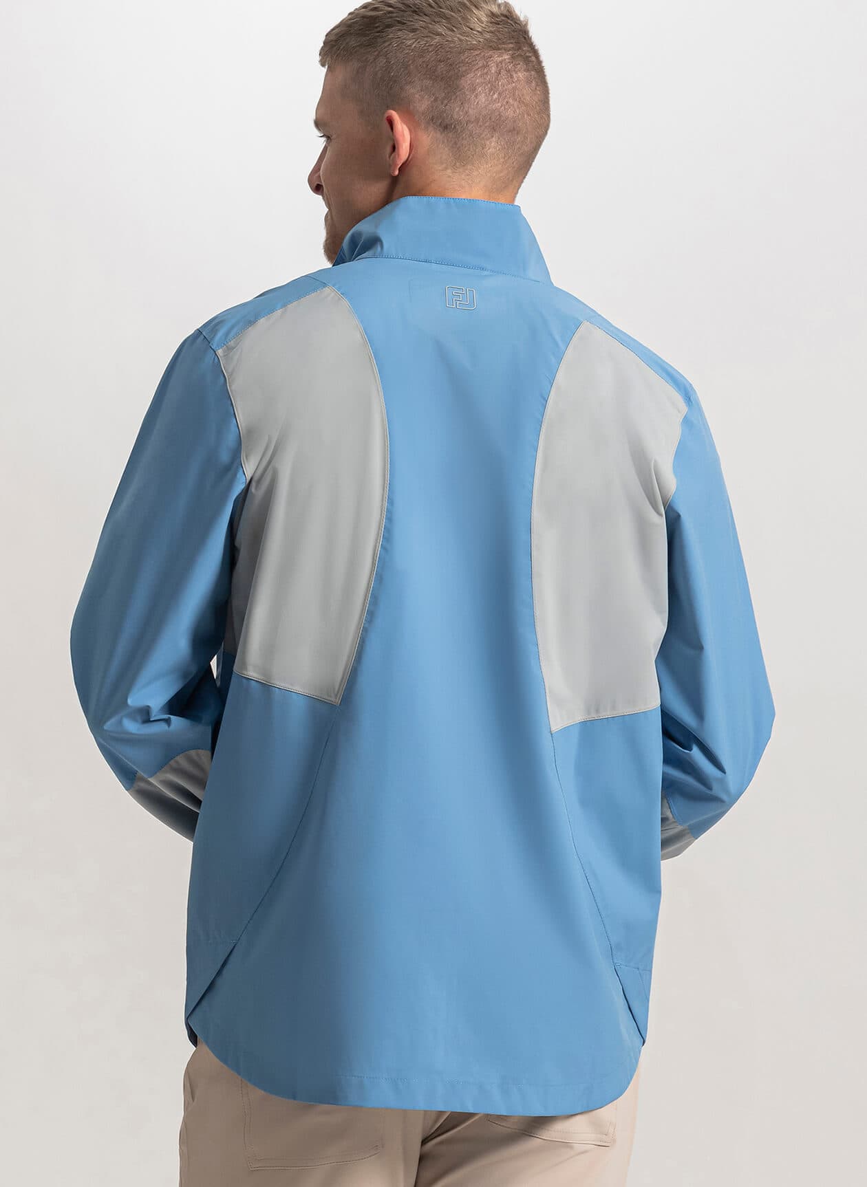 FootJoy Men's Hydrolite X Rain Jacket - Coastal Blue / Grey (38851) 3XL